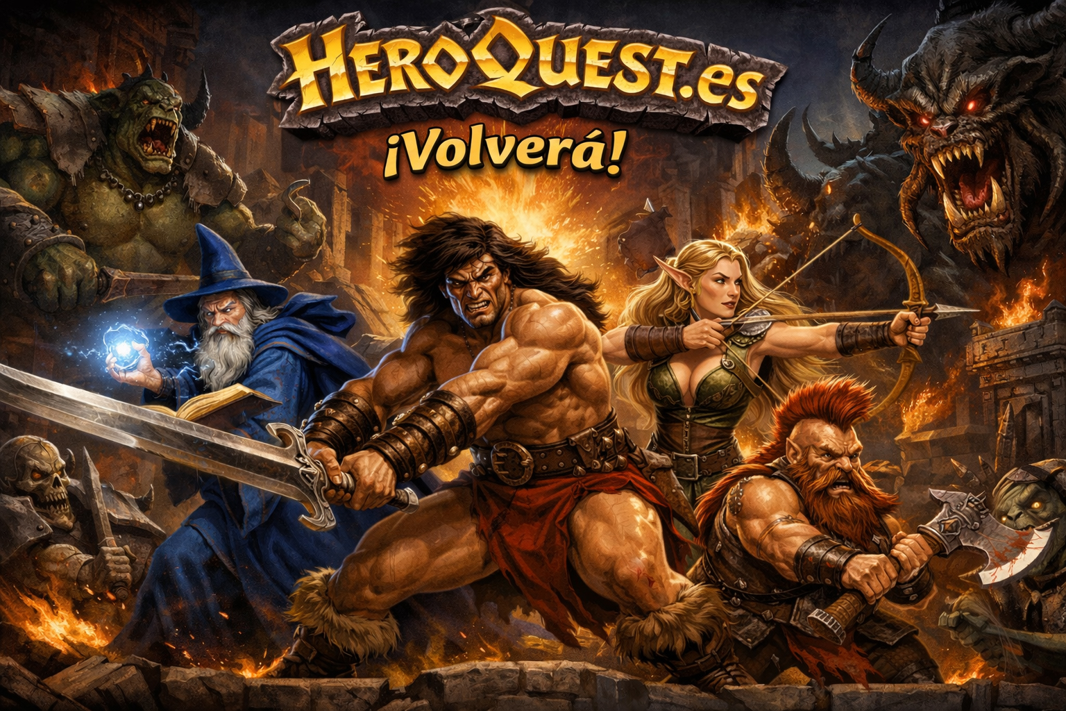 HeroQuest.es - ¡Volverá!